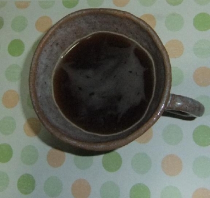 塩麹は何に入れても美味しかったので、コーヒーに？、、、マア、やってみようと
作りました。まろ味があって美味しかったですよ。
御馳走様でした。