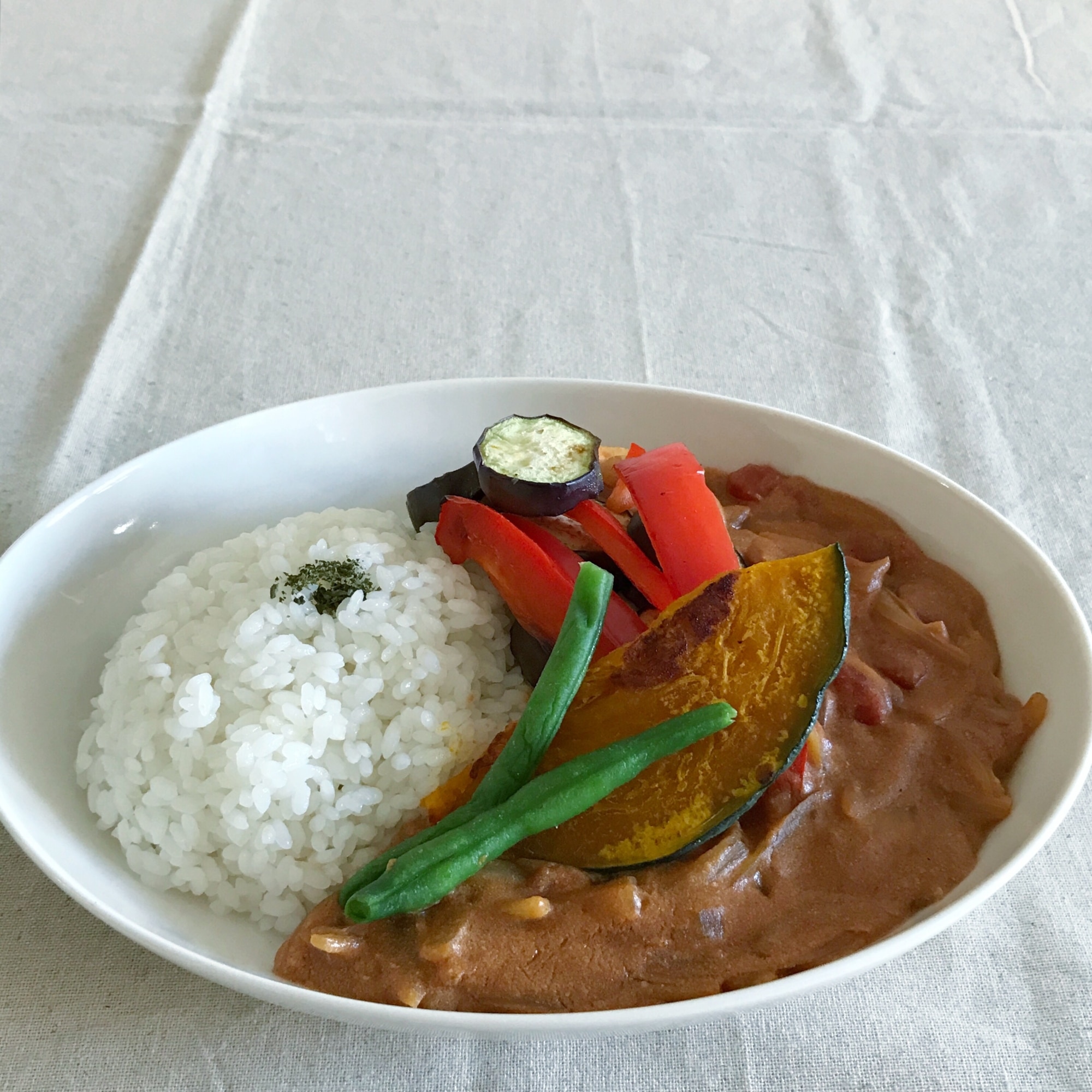 豆乳でまろやか＊夏野菜カレー