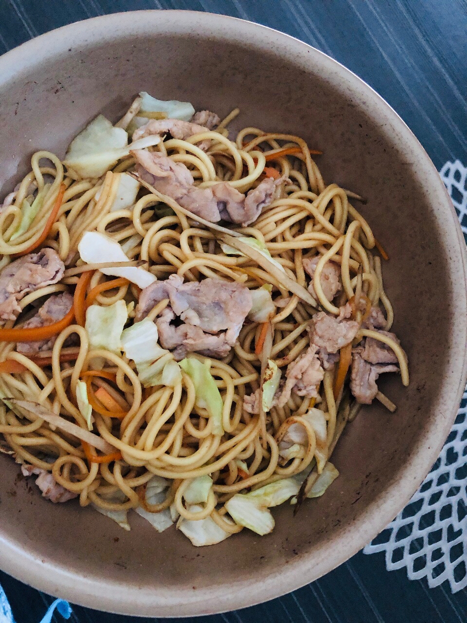 余ったきんぴらで☆手抜き焼きそば