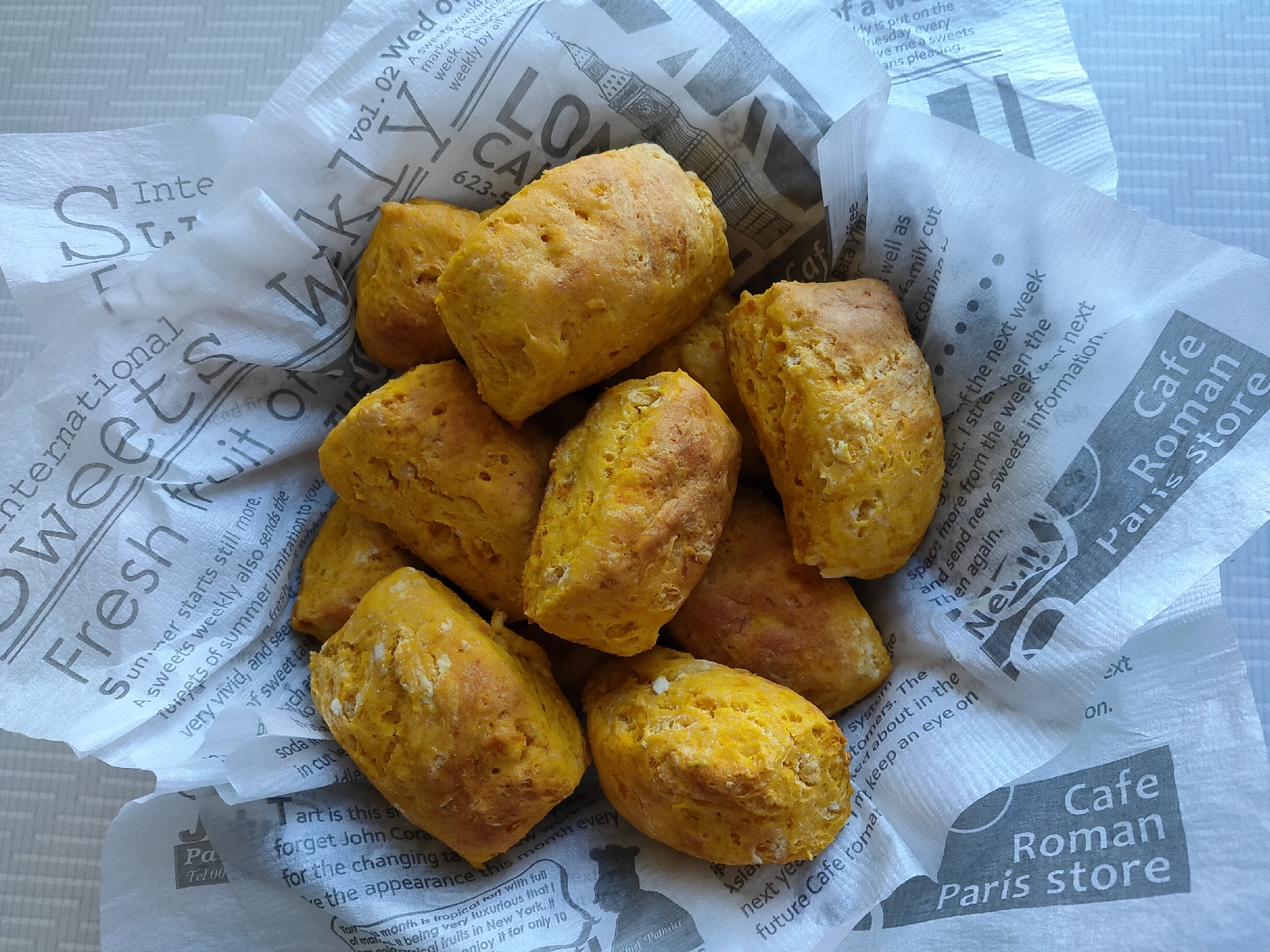 【簡単】かぼちゃのスコーン【HM】