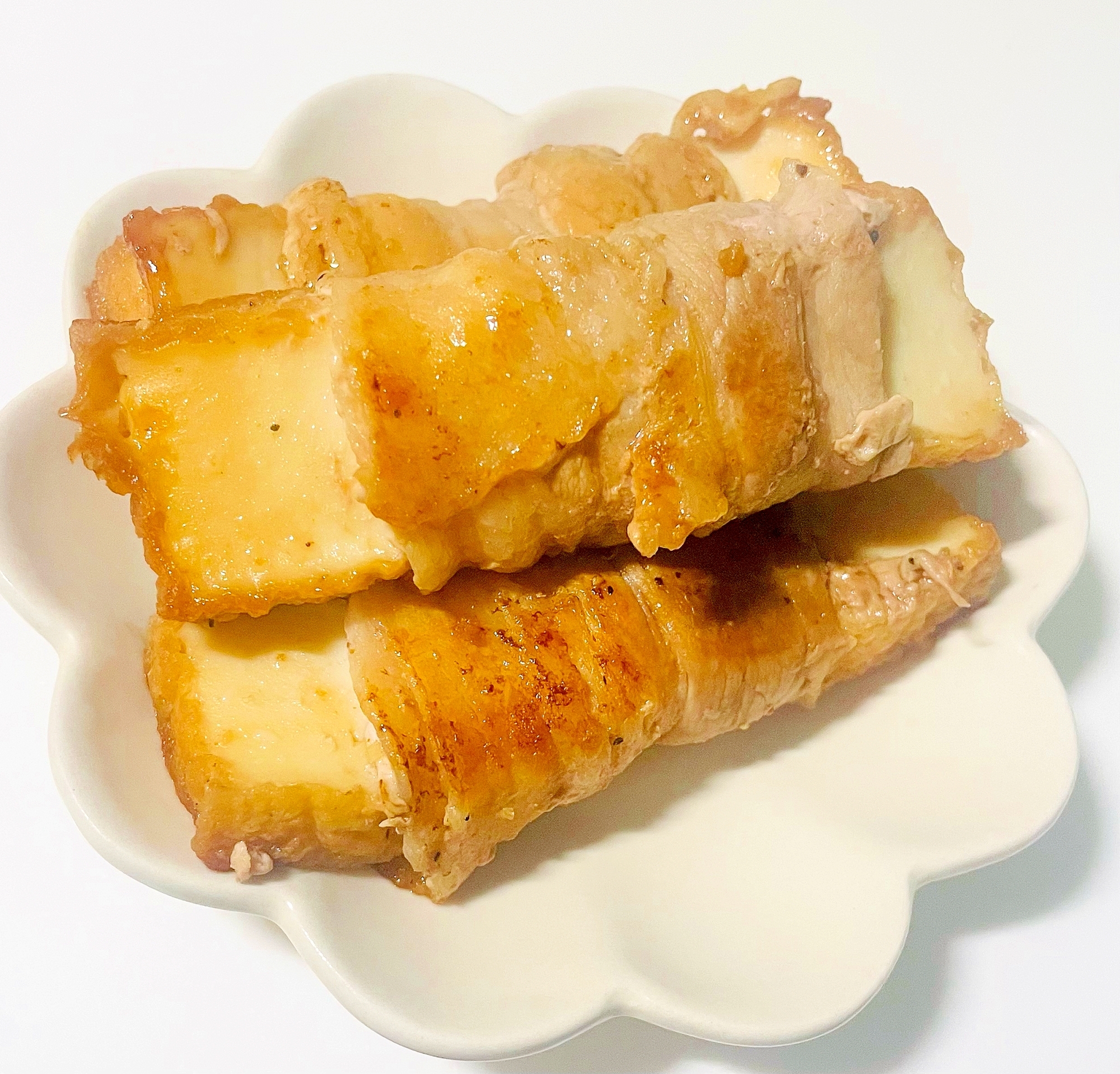 ボリュームUP！厚揚げの肉巻き