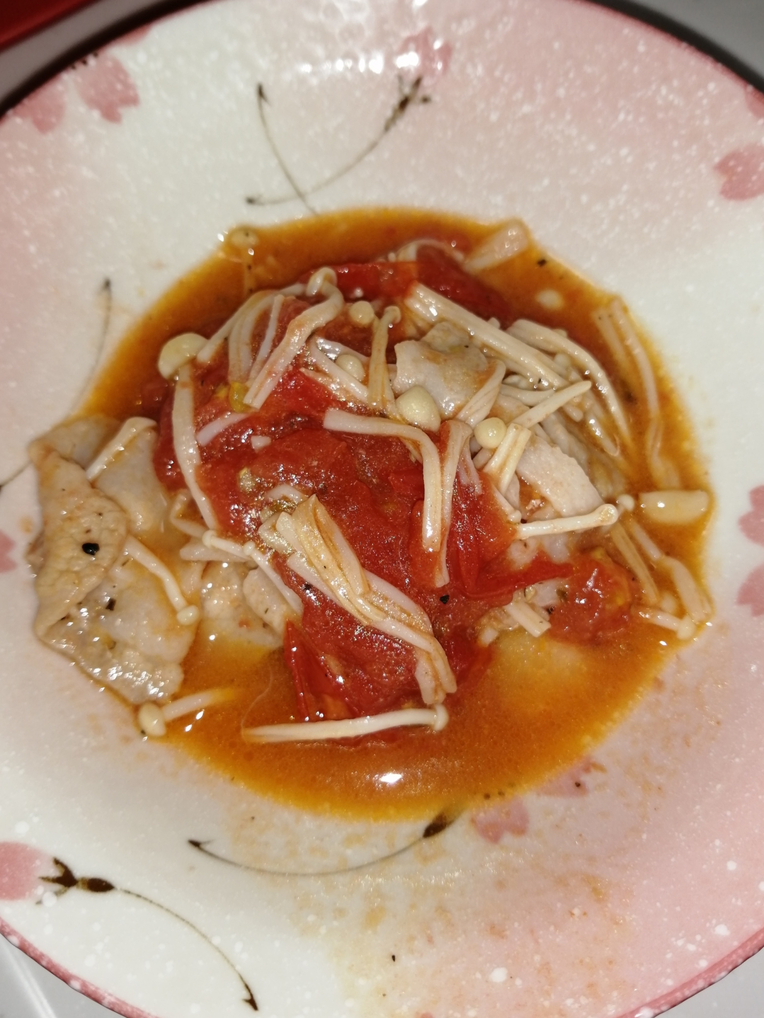 豚バラ肉のトマト炒め