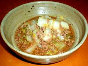 豚ひき肉と白菜であったか甘酢あんかけ レシピ 作り方 By Hiyoyumi 楽天レシピ