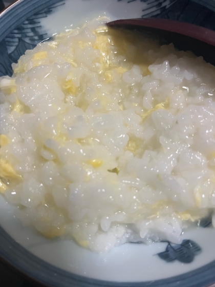 炊飯器で作る✿玉子がゆ