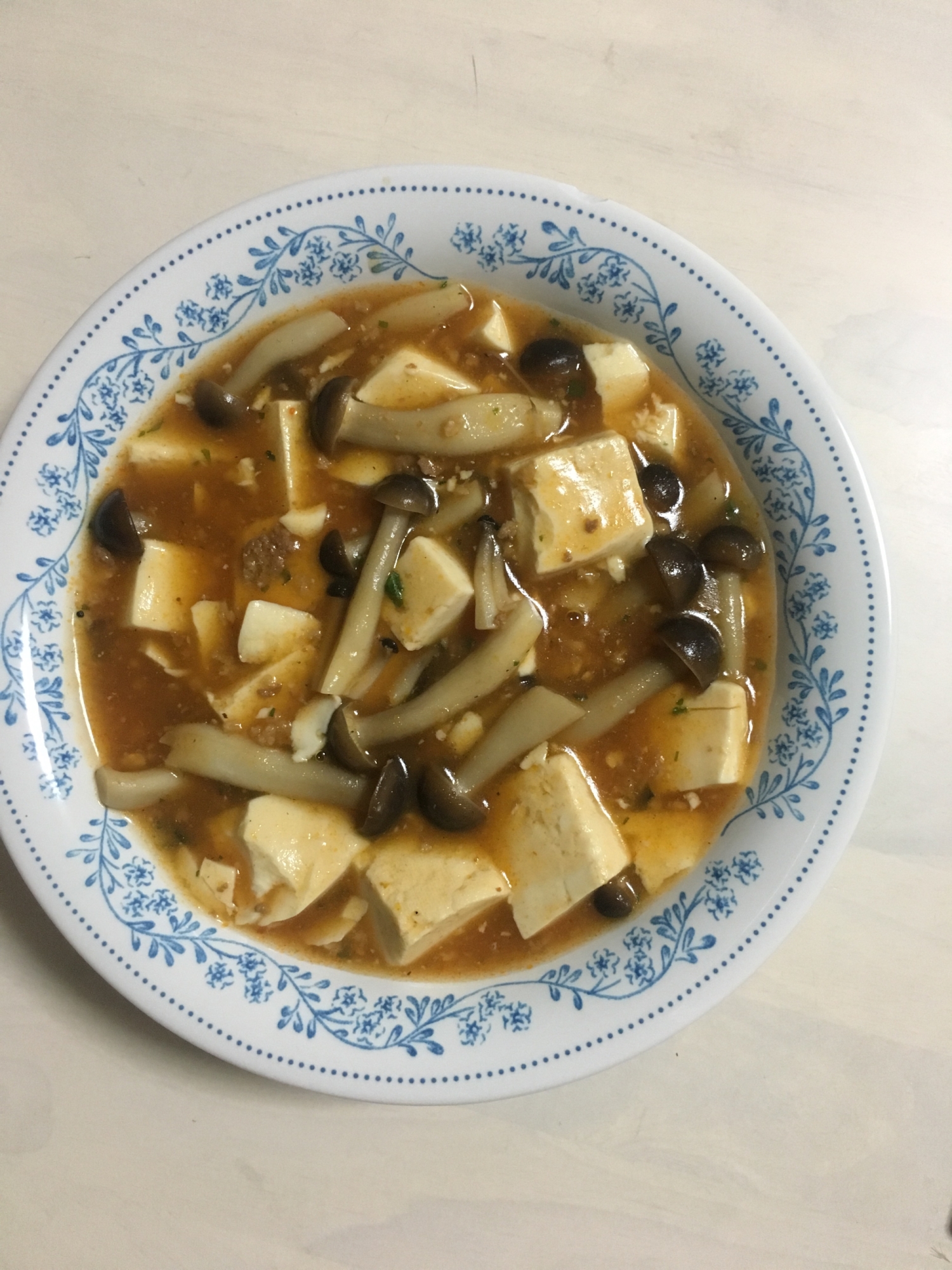 しめじの麻婆豆腐