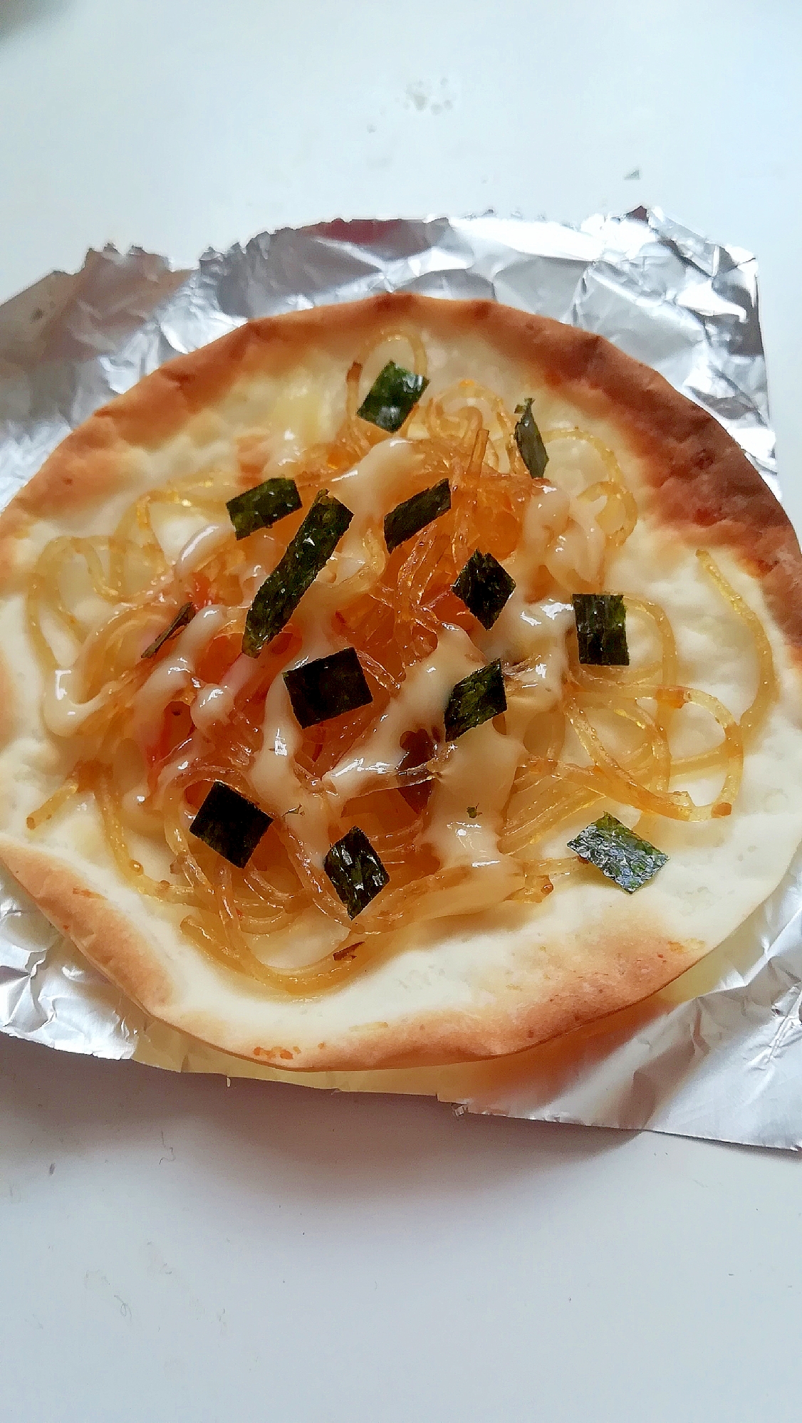 餃子の皮でかんたおつまみ☆春雨の中華風味