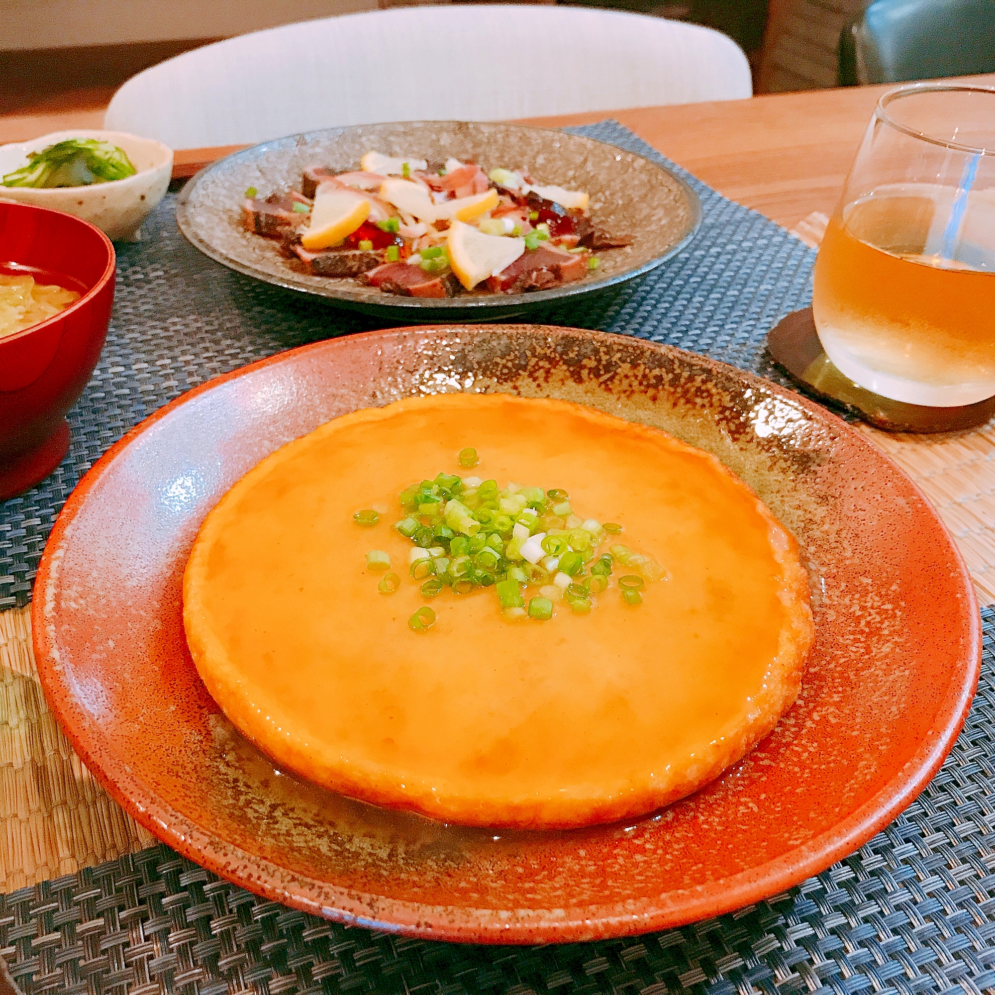 ふわふわ♡餡かけお豆腐オムレツ♪