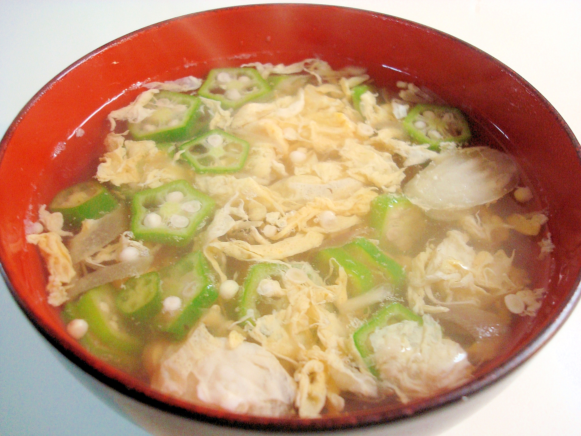 たっぷり夏野菜★すまし汁～♪