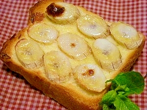 バナナ練乳トースト