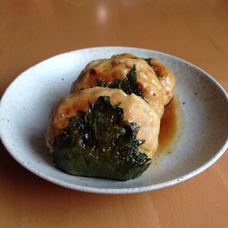 豆腐入り鶏つくね照り焼き♪