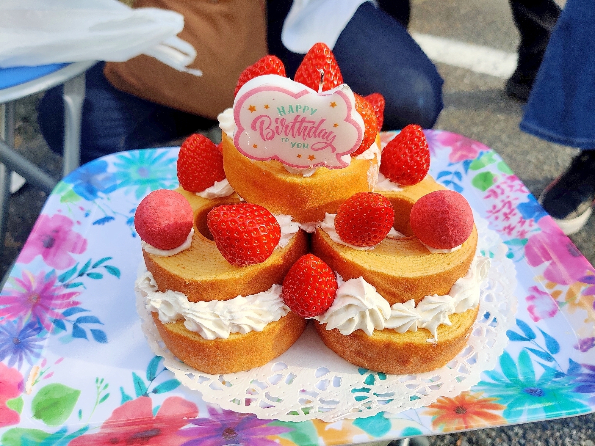 ロールケーキタワー レシピ 作り方 By La Bomba0106 楽天レシピ ロールケーキタワー レシピ 作り方 By La Bomba0106 楽天レシピ