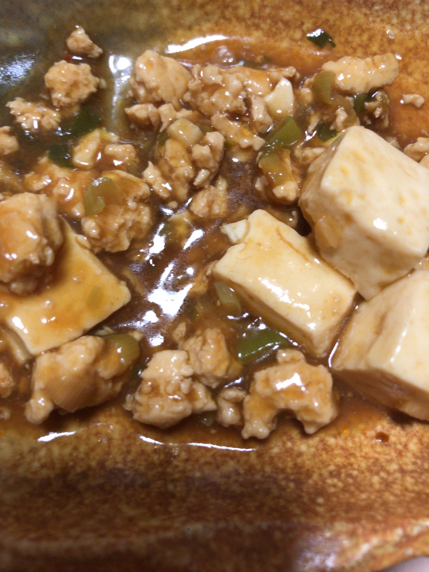 豆腐と鶏ひき肉の中華煮