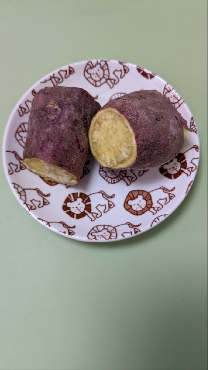 レンジで簡単！本格焼き芋♪