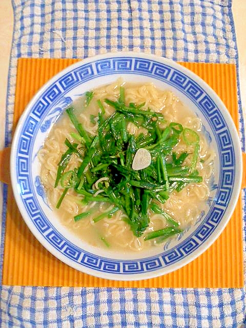 青唐辛子とニラのラーメン レシピ 作り方 By テツオ63 楽天レシピ