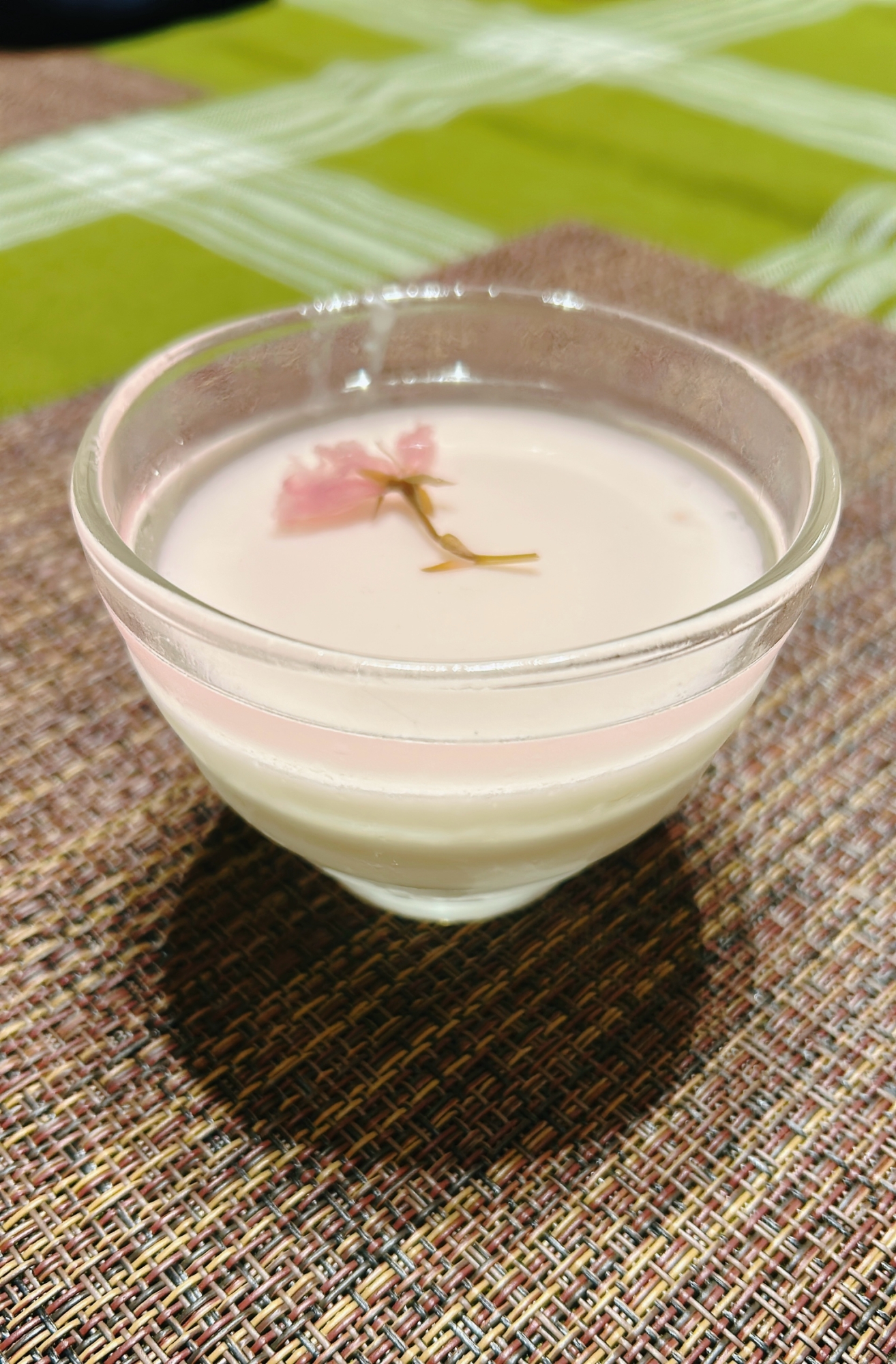 桜の杏仁豆腐♡