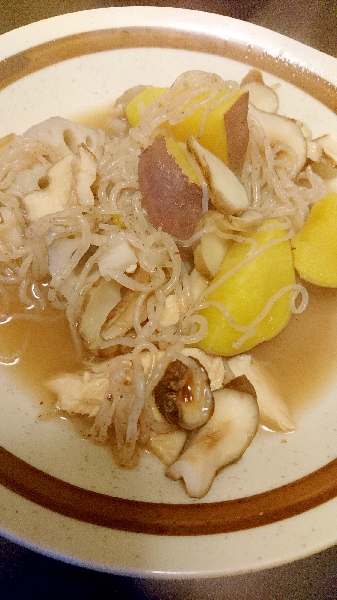 【和風料理】菊芋とさつまいもの煮物