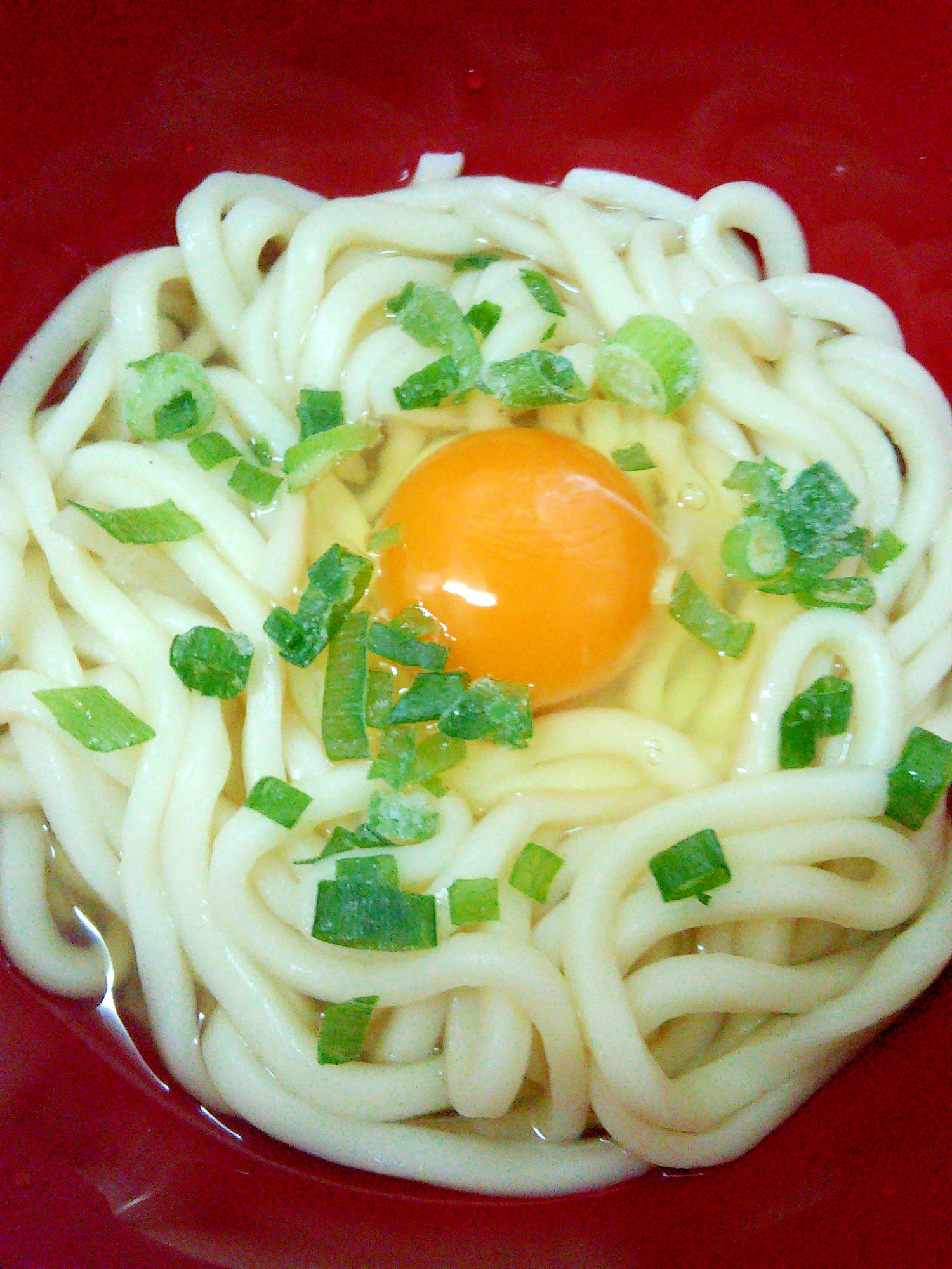 簡単♪ゆず香る♪白だしの釜玉うどん