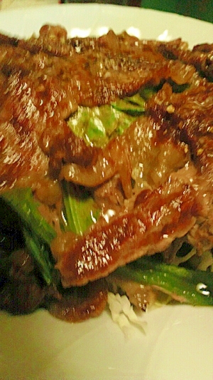 牛肉の野菜焼き