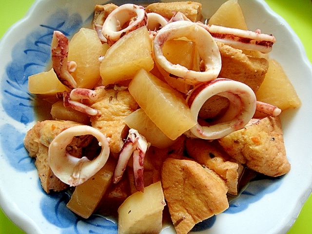 大根とがんもどきイカの煮物 レシピ 作り方 By Mint74 楽天レシピ 大根とがんもどきイカの煮物 レシピ 作り方 By Mint74 楽天レシピ