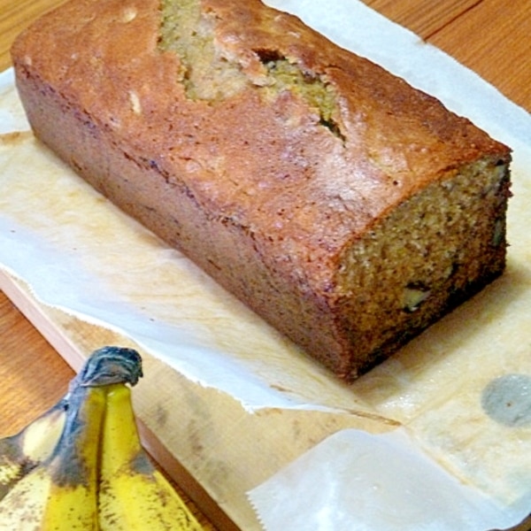 バター 量り不要 なたね油で作る簡単バナナケーキ レシピ 作り方 By ヒツジの国 楽天レシピ バター 量り不要 なたね油で作る簡単バナナケーキ レシピ 作り方 By ヒツジの国 楽天レシピ