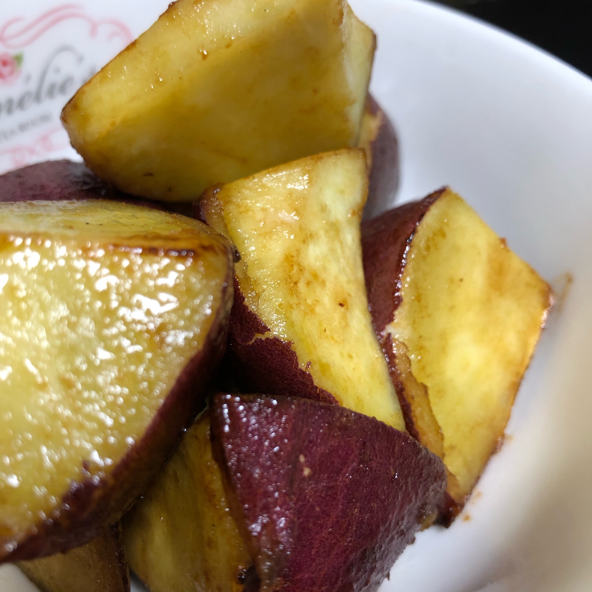 いつもと違うおかず さつま芋の甘辛バター和え レシピ 作り方 By くろねこにゃんこ 楽天レシピ