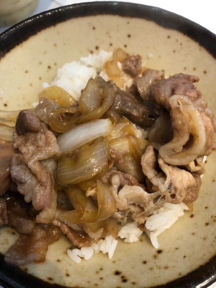 豚丼(牛丼屋風)