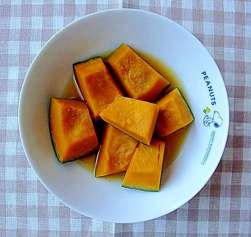 鍋でもレンジでも作れる かぼちゃの煮物