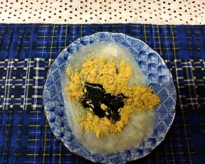 黒蜜きな粉のペッタン餅
