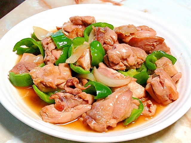 鶏もも肉と野菜の甘酢炒め！めんつゆと寿司酢で楽々♪