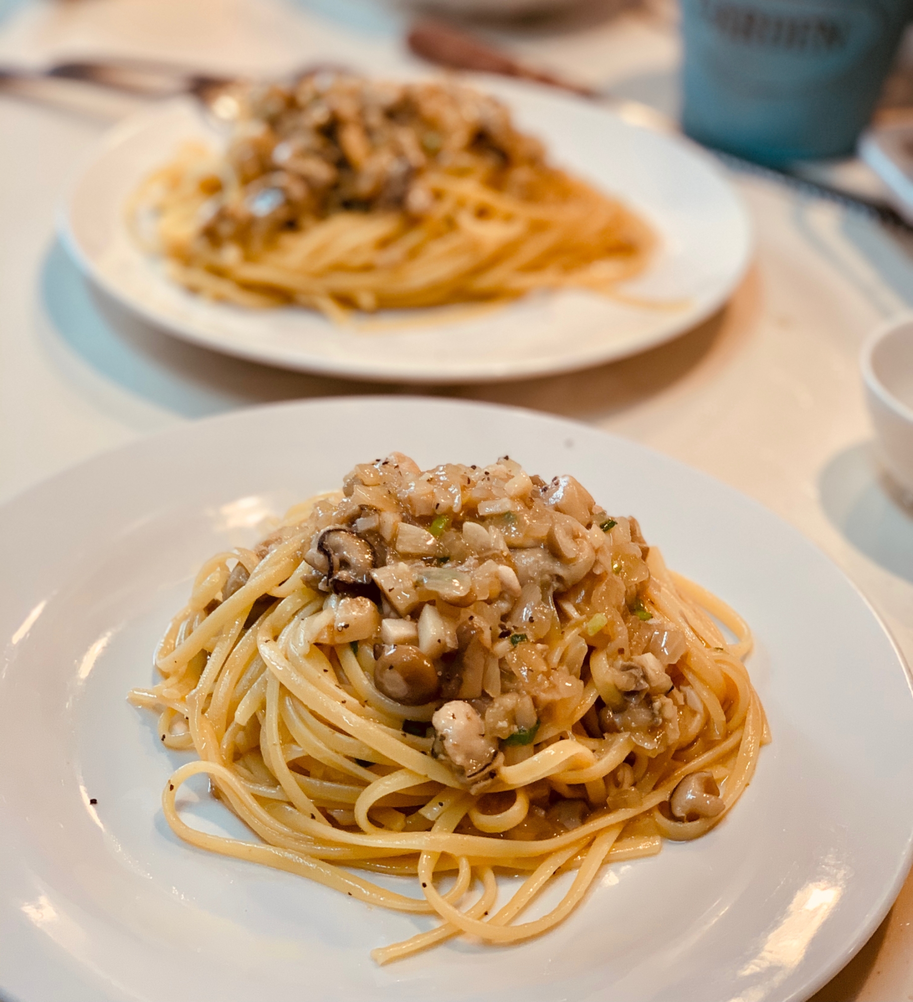 牡蠣と玉ねぎの旨味爆発パスタ