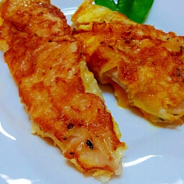 鶏ささみ肉で チーズとバジル風味の簡単ピカタ レシピ 作り方 By ラズベリっち 楽天レシピ 鶏ささみ肉で チーズとバジル風味の簡単ピカタ レシピ 作り方 By ラズベリっち 楽天レシピ