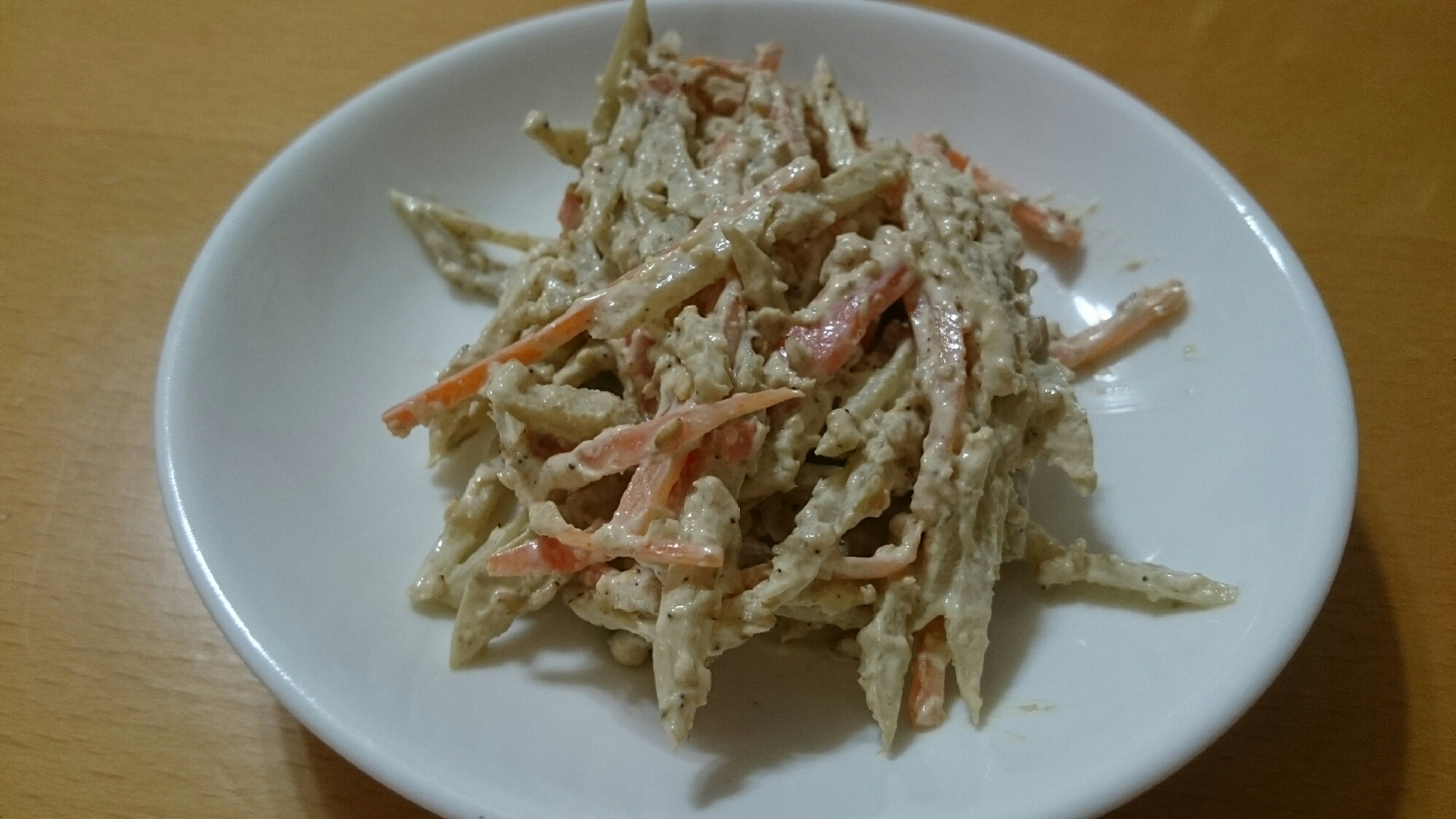 栄養士ママが作る 子供も大好き ごぼうサラダ レシピ 作り方 By 栄養士ママてんてこてん 楽天レシピ