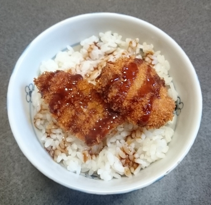 丼にしました。ごちそうさまでした♪