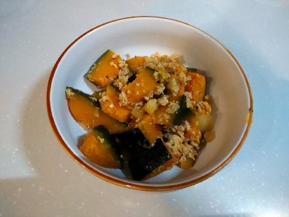 下茹で済みゴボウで❤合い挽き肉&薩摩芋&南瓜の煮物