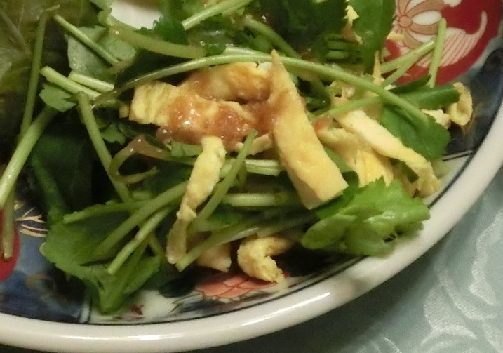 くせになる 三つ葉のサラダ レシピ 作り方 By Peacook 楽天レシピ