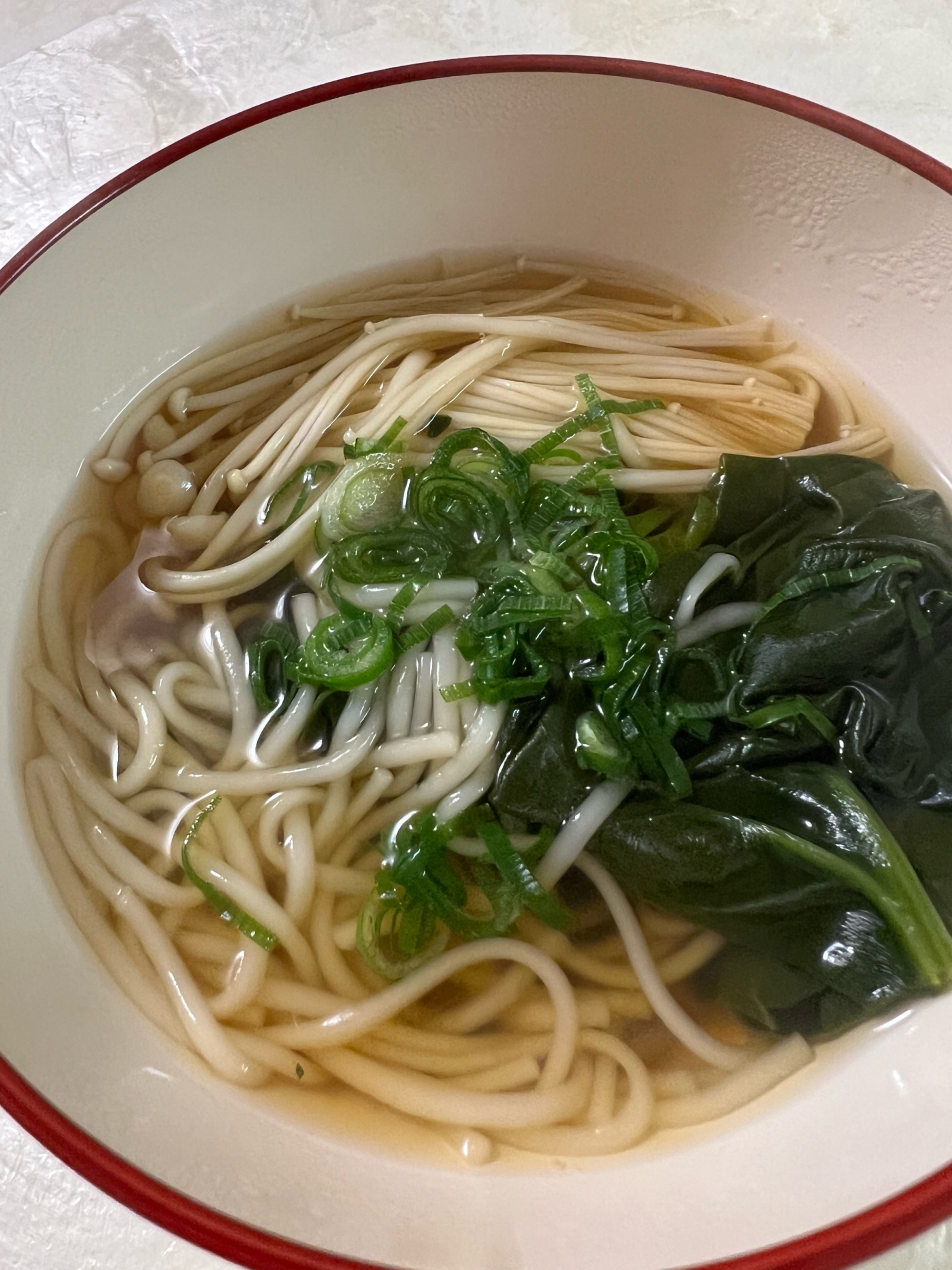 えのきとほうれん草のほっこりにゅうめん