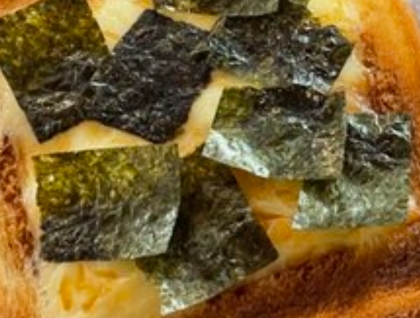 チーズトースト★海苔のせ