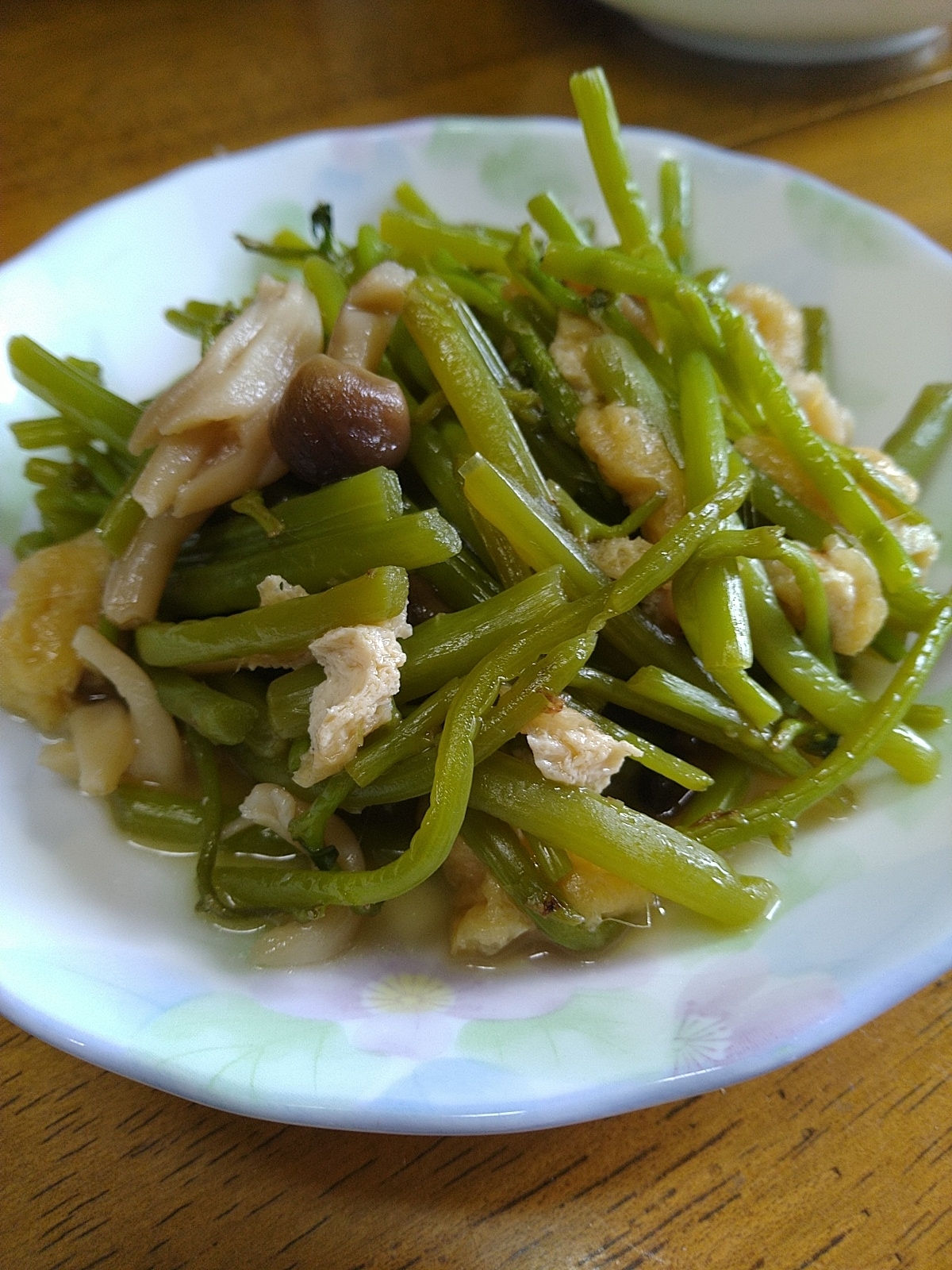 箸休めに水ぶきの煮物