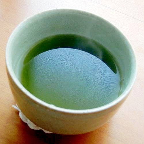 ３分！青汁を飲みやすく❤緑茶メープルシロップ♪