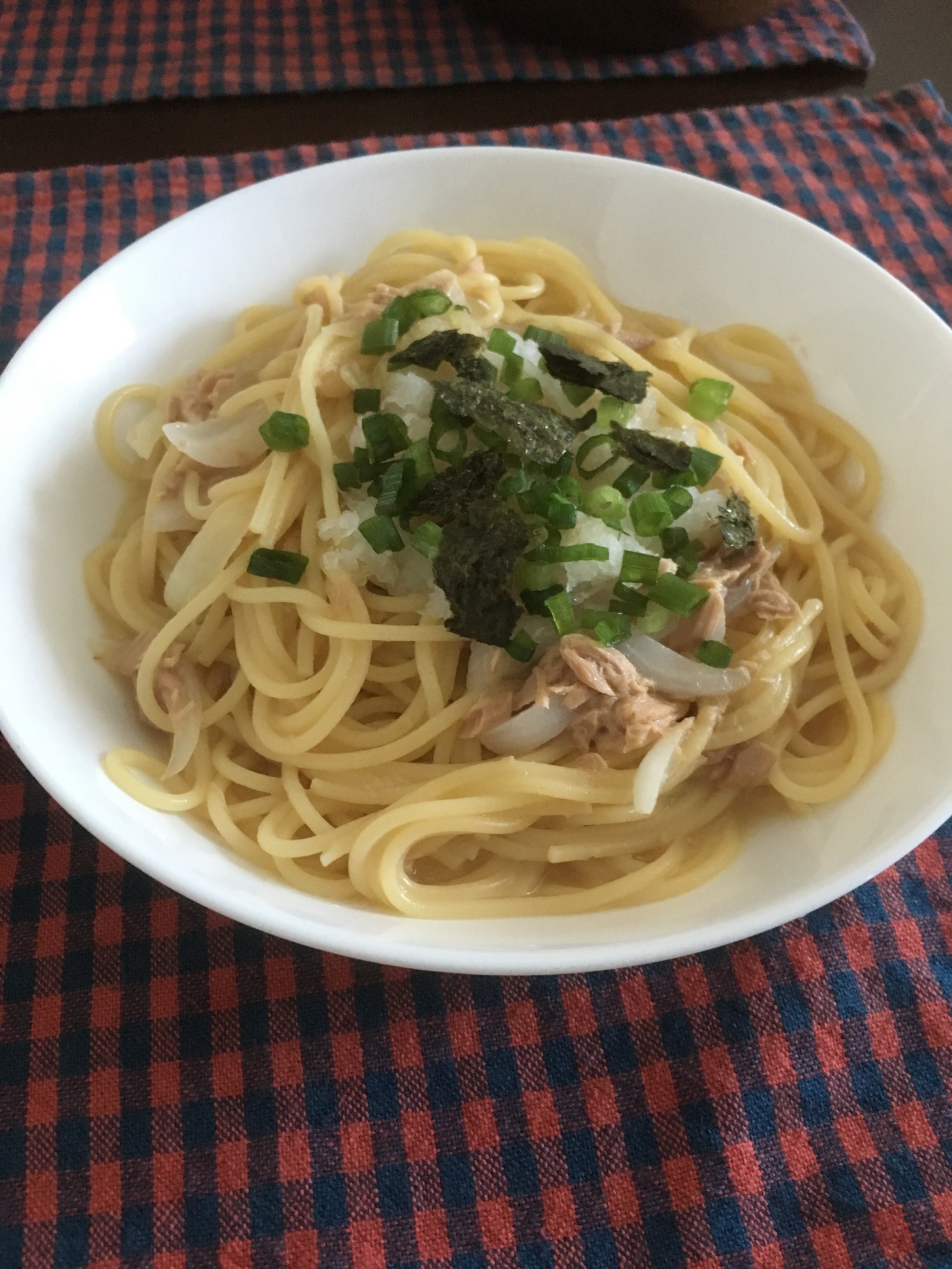 フライパンひとつで簡単！！和風おろしパスタ