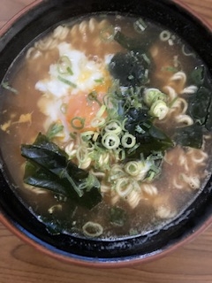 味噌ラーメンに生姜たっぷり