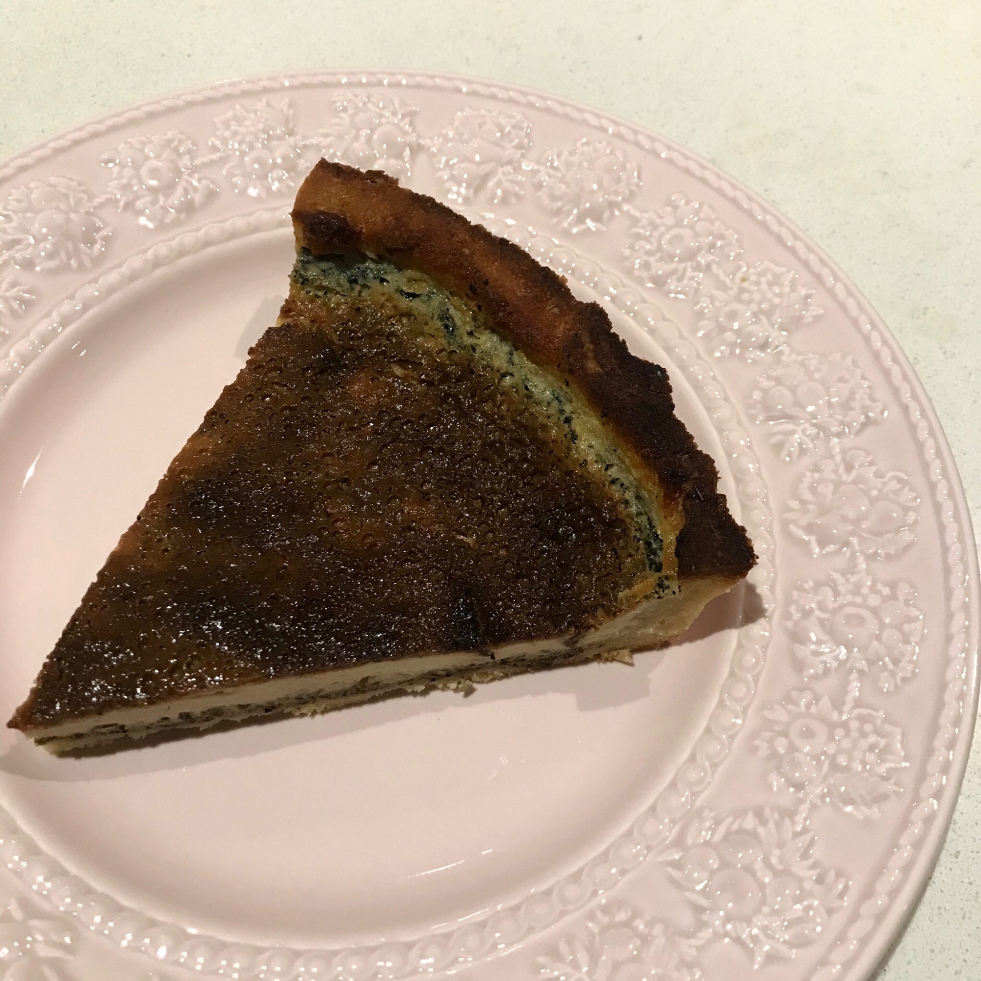 ほうじ茶香る＊バスク風ほうじ茶チーズケーキタルト