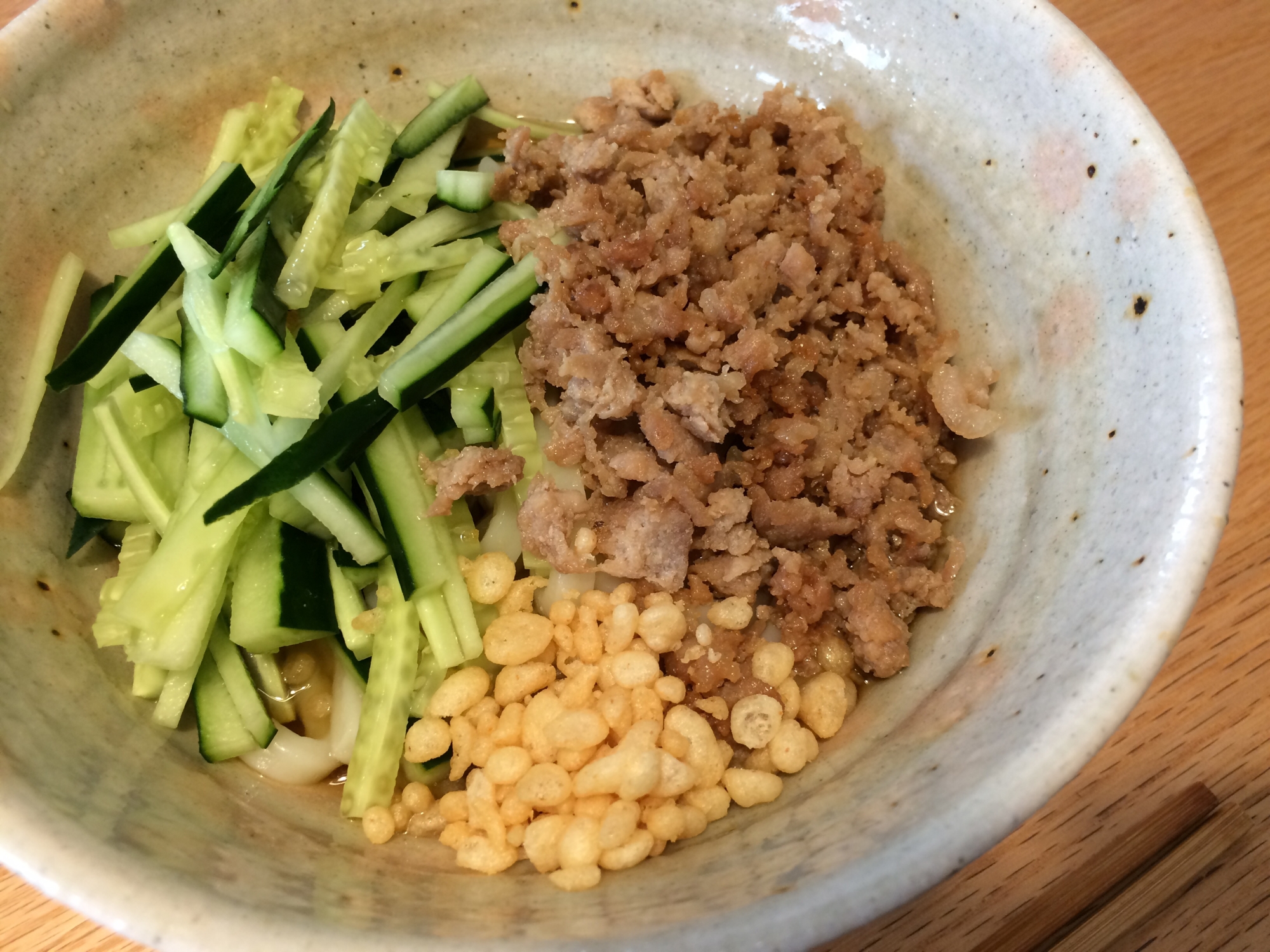 甘辛肉サラダうどん