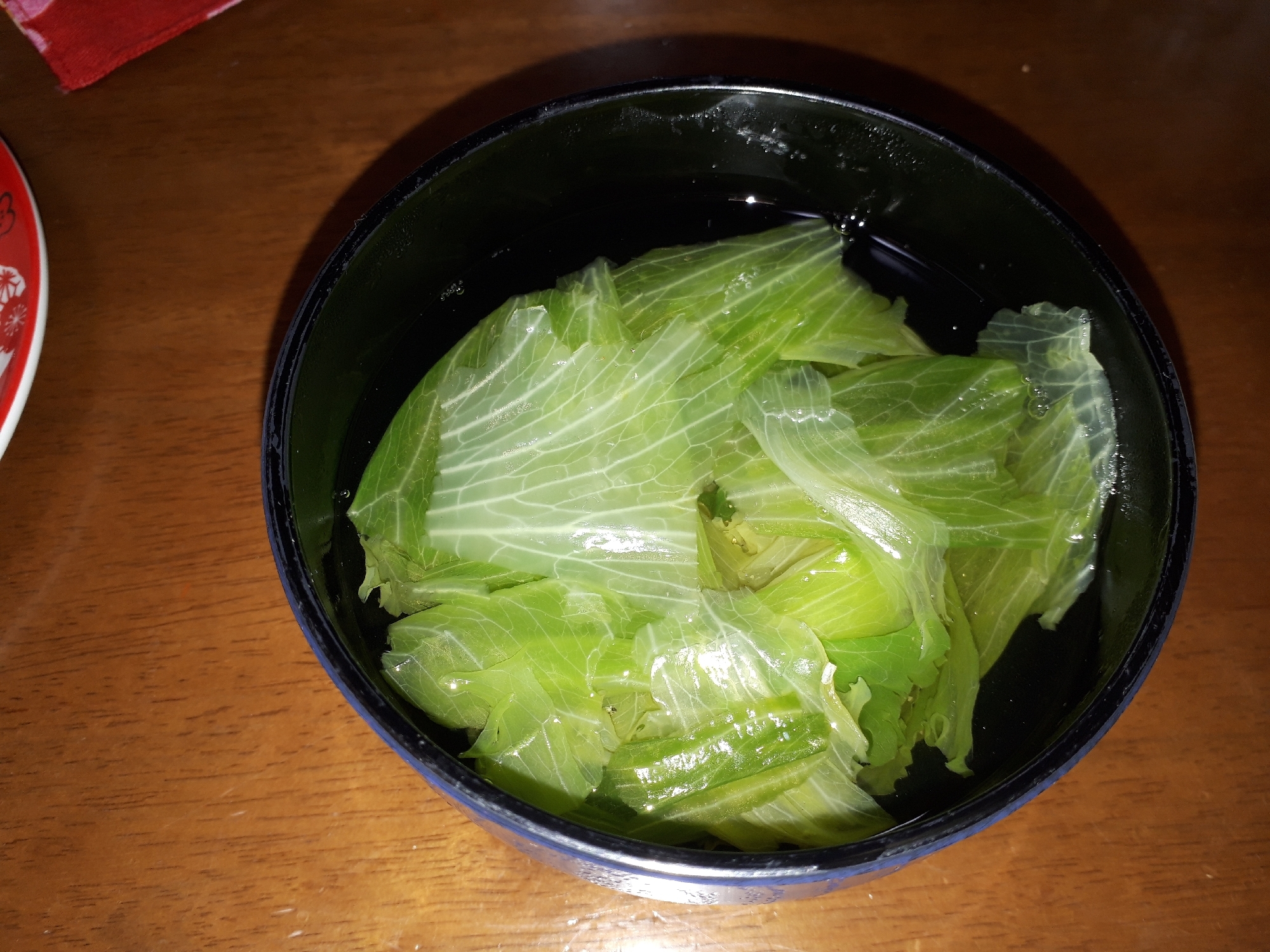 和風レタススープ