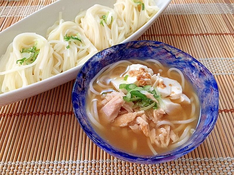 冷や汁風 ツナ入りごま味噌そうめん レシピ 作り方 By ゆず茶55 楽天レシピ