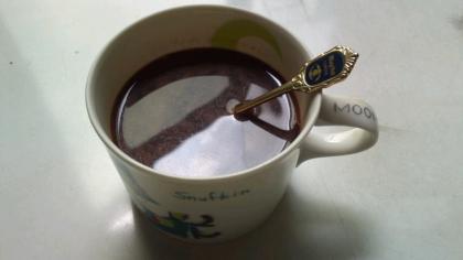 チョコひとかけで、贅沢で美味しコーヒーになりますね。レシピありがとうございました。