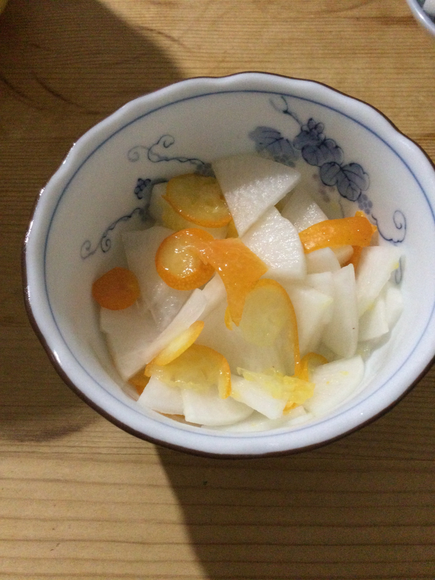 大根と金柑の塩漬け♪