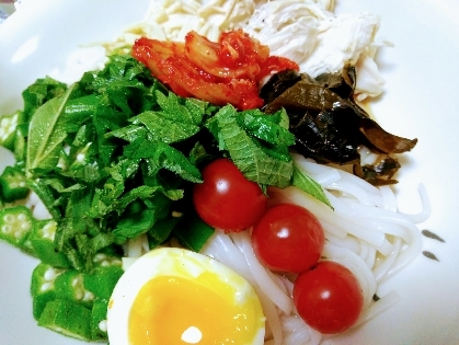 糖質ゼロ麺で冷麺