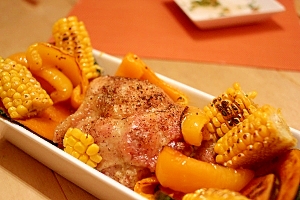 夏は焼くに限る とうもろこしとチキングリル レシピ 作り方 By 俺ごはん 楽天レシピ