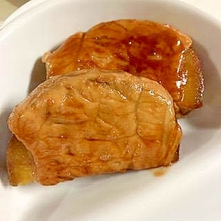 さつまいもの肉巻き　☆　めんつゆで
